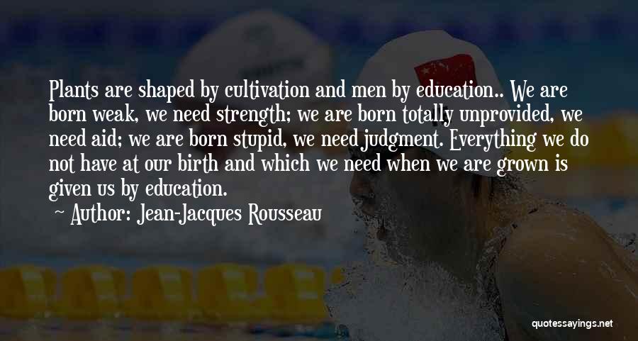 Education Is Not Everything Quotes By Jean-Jacques Rousseau