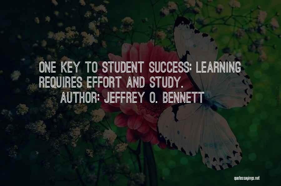 Education Is Not The Key To Success Quotes By Jeffrey O. Bennett