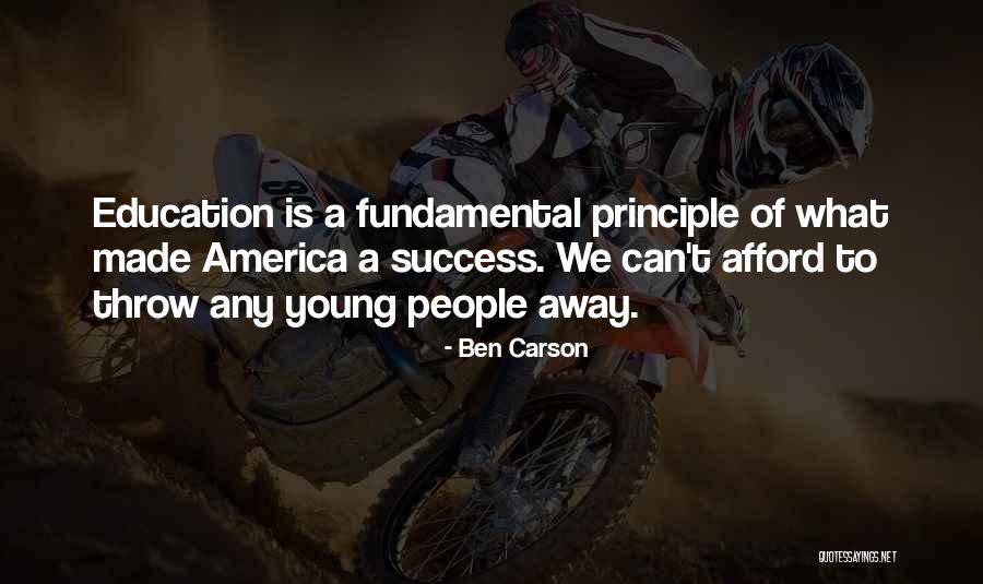 Education Is Success Quotes By Ben Carson