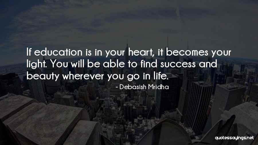 Education Is Success Quotes By Debasish Mridha