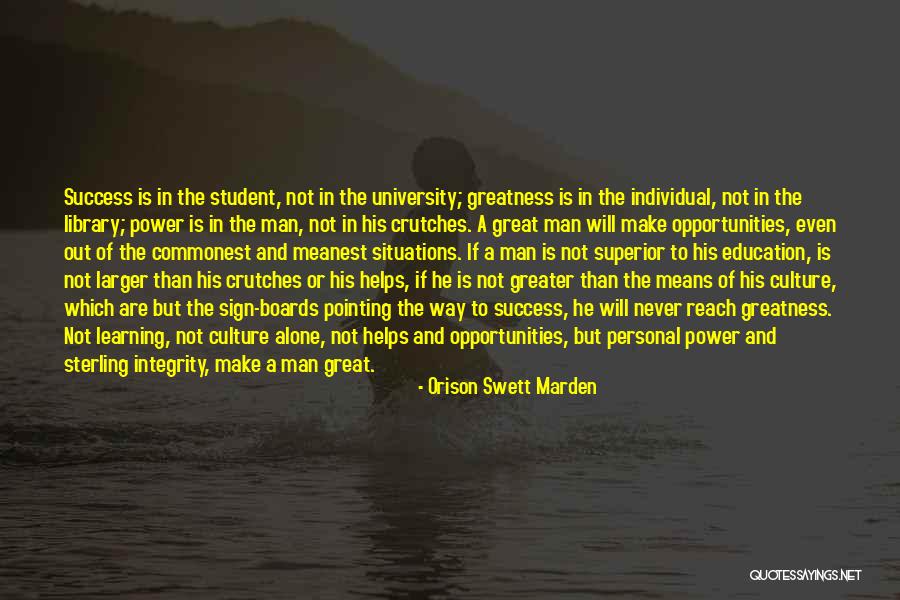 Education Is Success Quotes By Orison Swett Marden