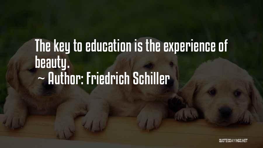 Education Is The Key Quotes By Friedrich Schiller