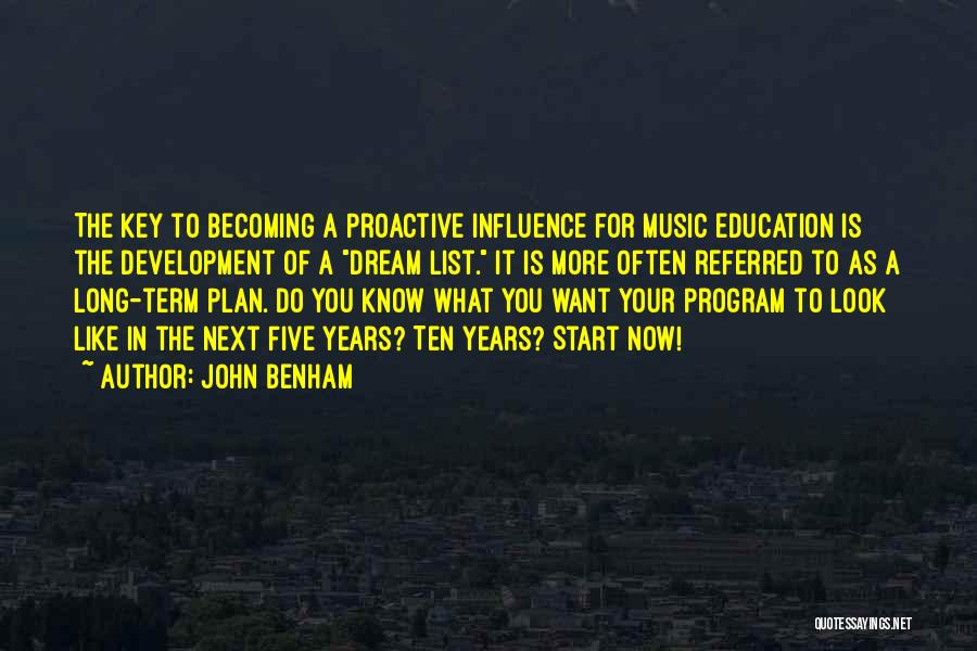 Education Is The Key Quotes By John Benham