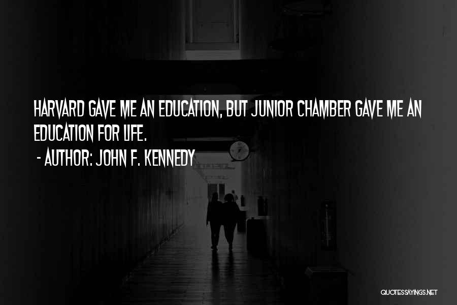 Education Kennedy Quotes By John F. Kennedy