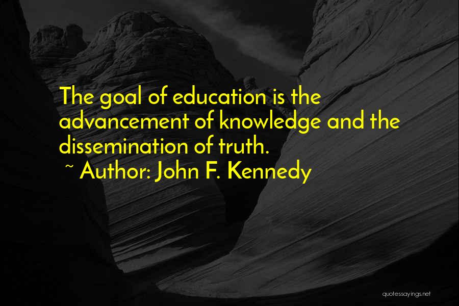 Education Kennedy Quotes By John F. Kennedy