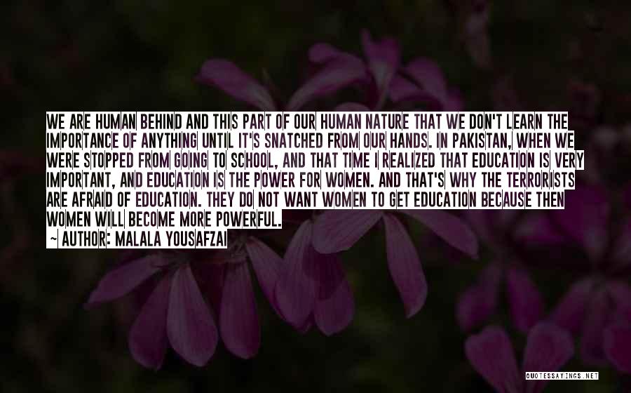 Education Malala Quotes By Malala Yousafzai