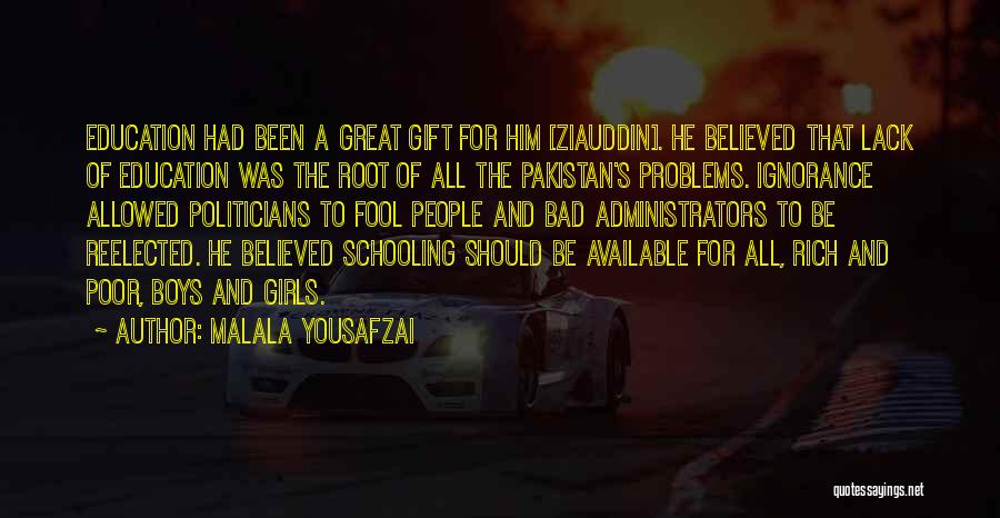 Education Malala Quotes By Malala Yousafzai