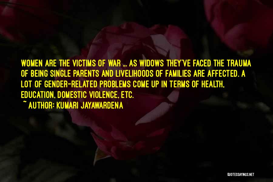 Education Of Women Quotes By Kumari Jayawardena