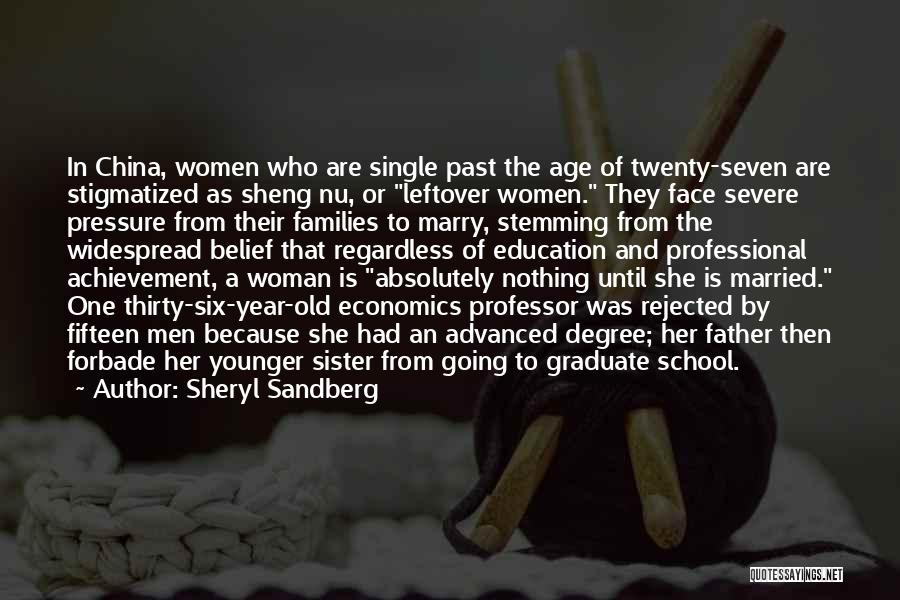 Education Of Women Quotes By Sheryl Sandberg