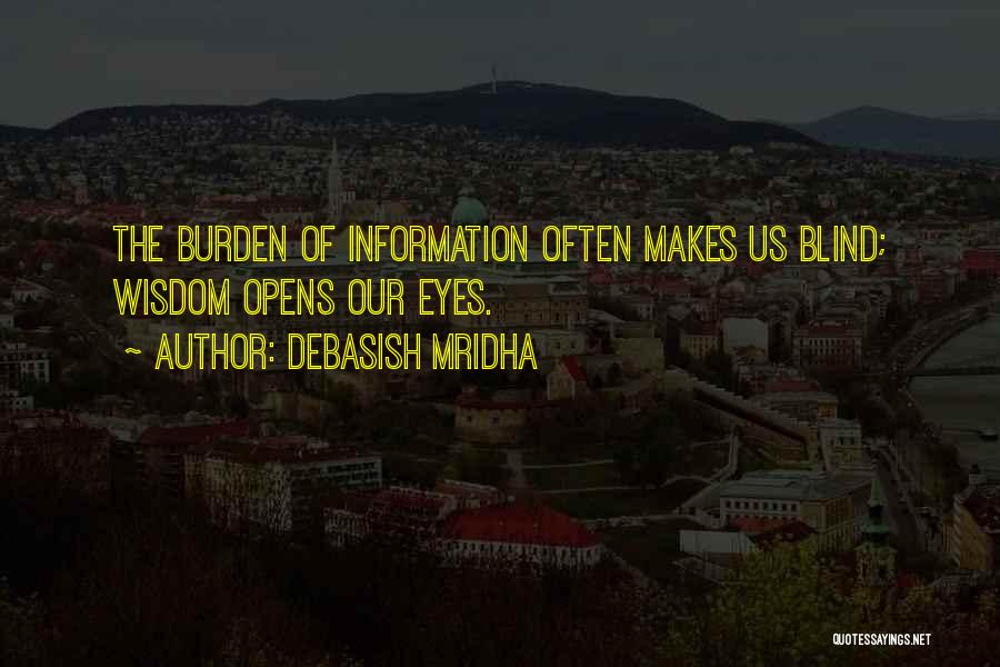 Education Opens Eyes Quotes By Debasish Mridha