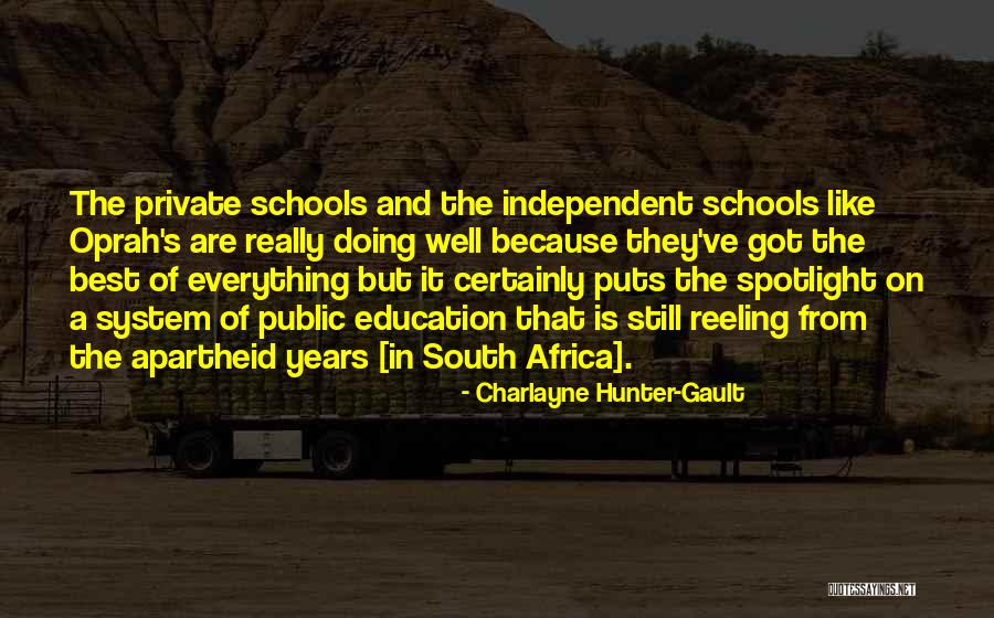 Education Oprah Quotes By Charlayne Hunter-Gault