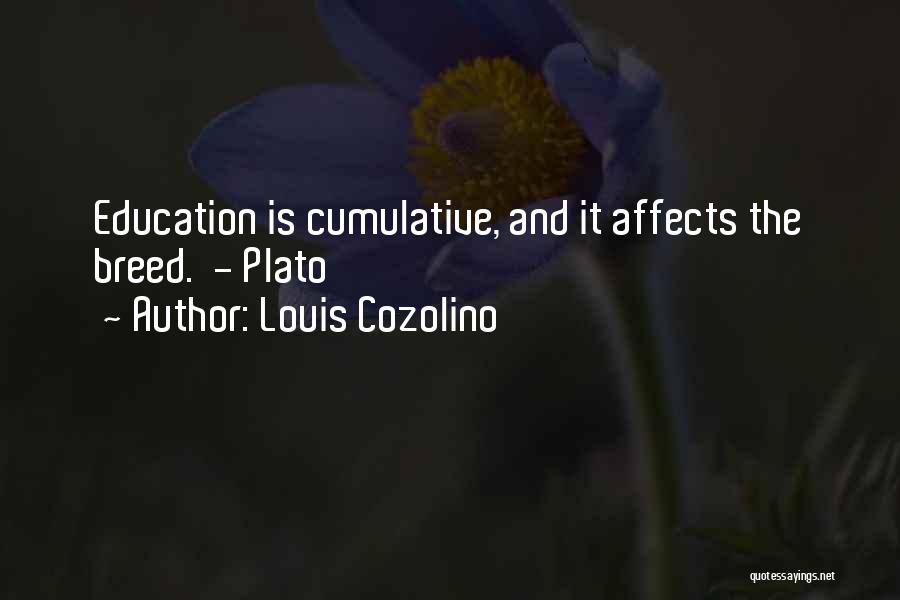 Education Plato Quotes By Louis Cozolino