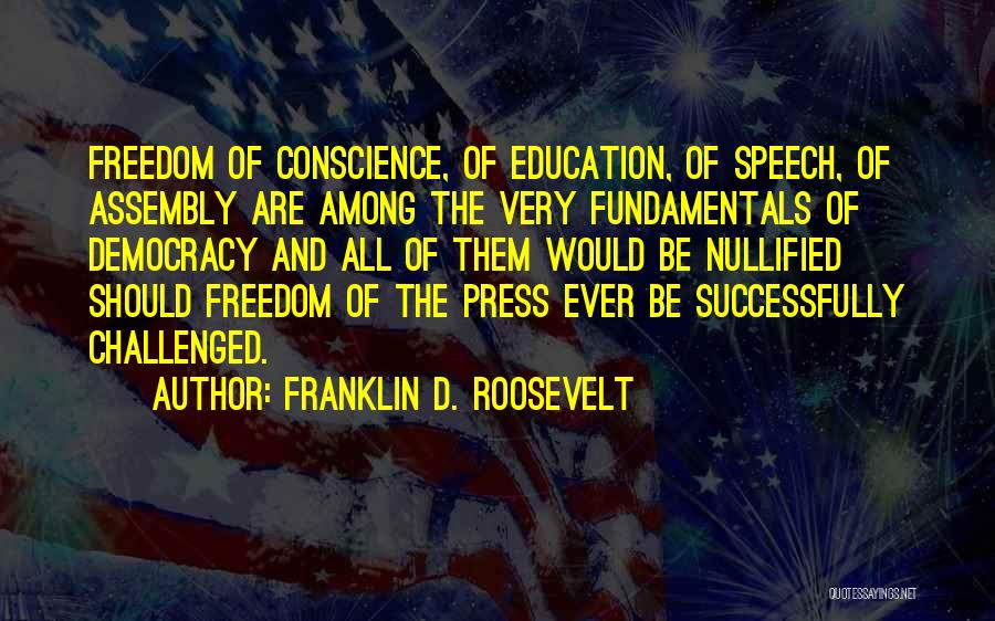 Education Speech And Quotes By Franklin D. Roosevelt