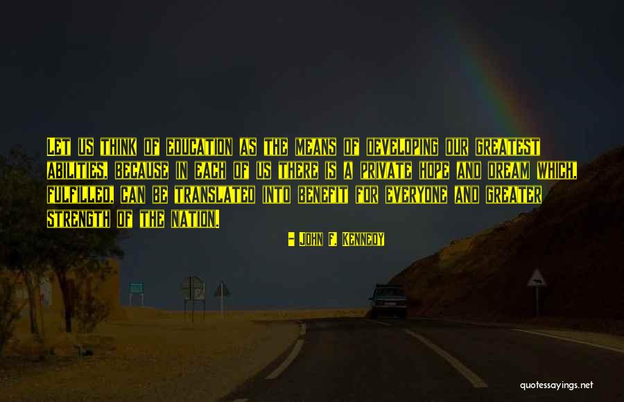 Education Teacher Quotes By John F. Kennedy Education Teacher Quotes By John F. Kennedy