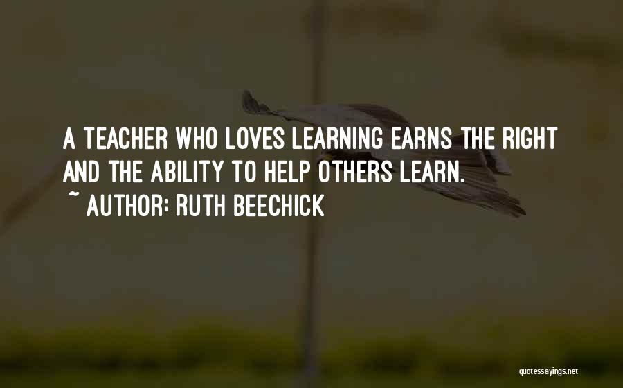 Education Teachers And Teaching Quotes By Ruth Beechick