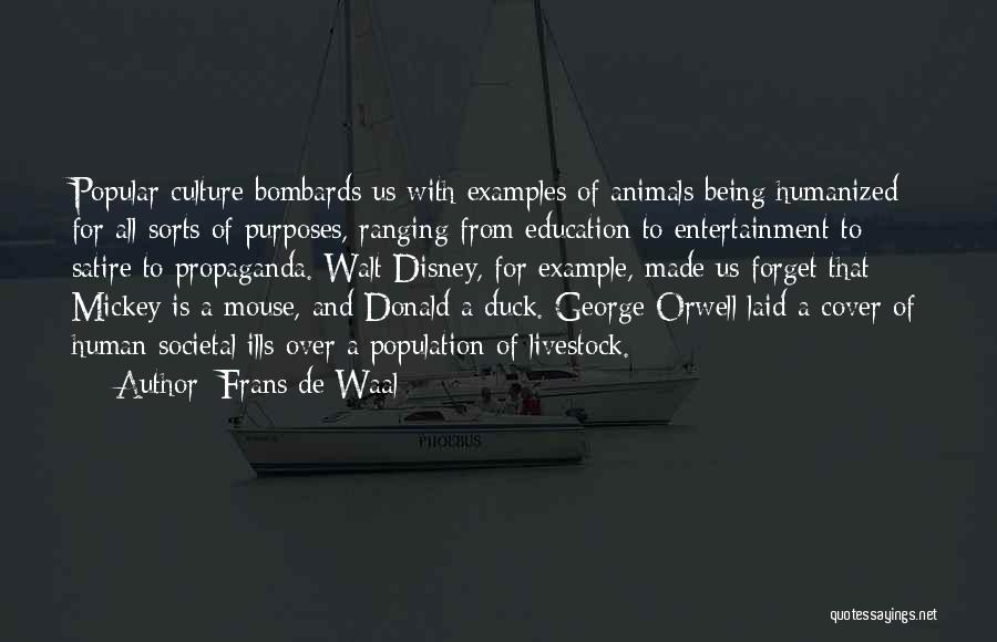 Education To All Quotes By Frans De Waal