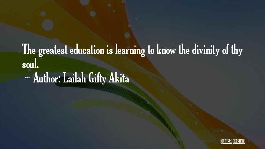 Education Vs Learning Quotes By Lailah Gifty Akita