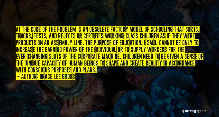 Education Vs Schooling Quotes By Grace Lee Boggs