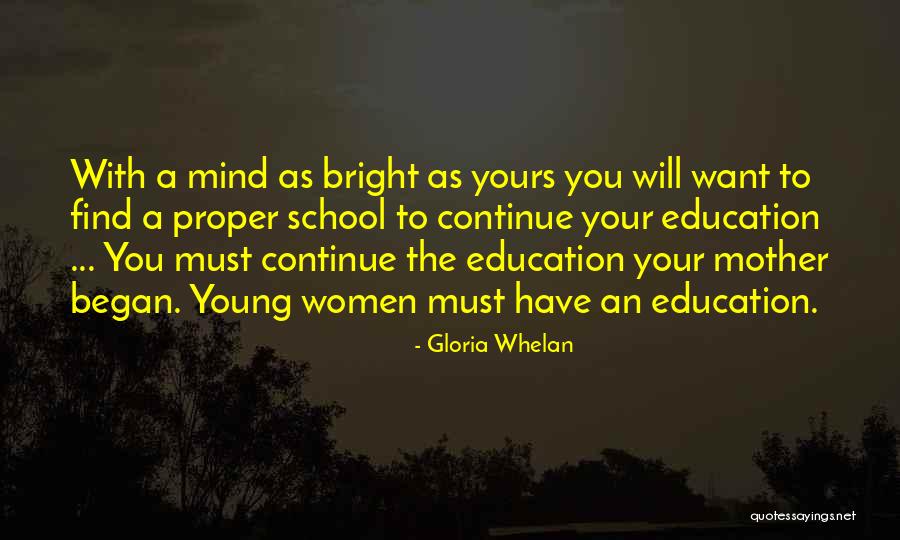 Education Women Quotes By Gloria Whelan Education Women Quotes By Gloria Whelan
