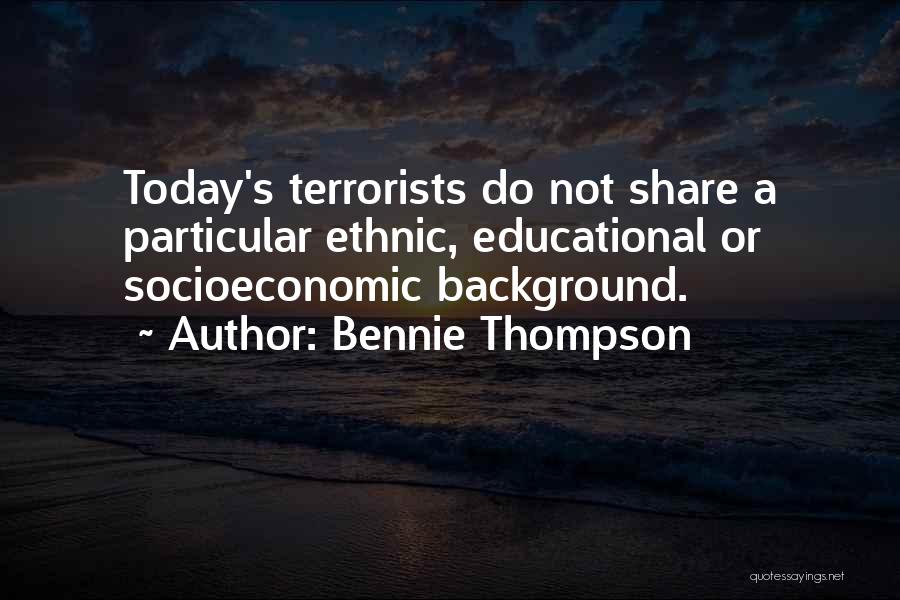 Educational Background Quotes By Bennie Thompson