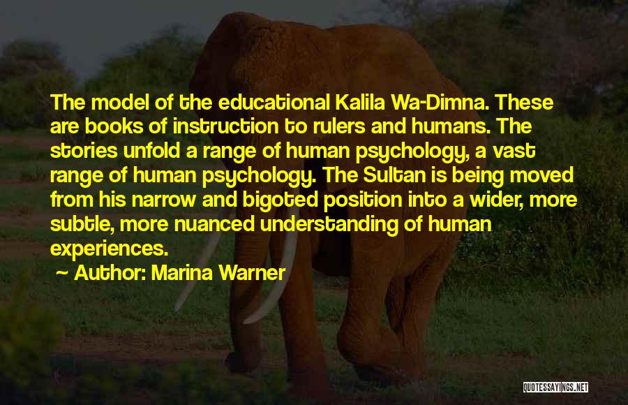 Educational Psychology Quotes By Marina Warner