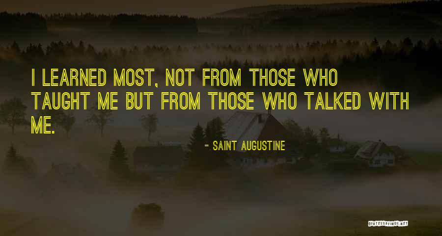 Educational Quotes By Saint Augustine