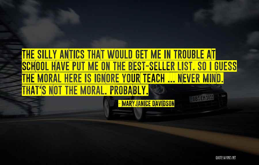 Educationist Profiles Quotes By MaryJanice Davidson Educationist Profiles Quotes By MaryJanice Davidson