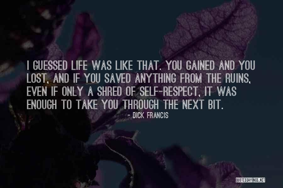 Educativa Virtual Quotes By Dick Francis Educativa Virtual Quotes By Dick Francis