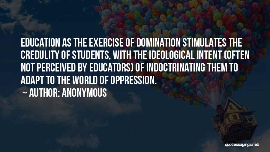 Educators Quotes By Anonymous