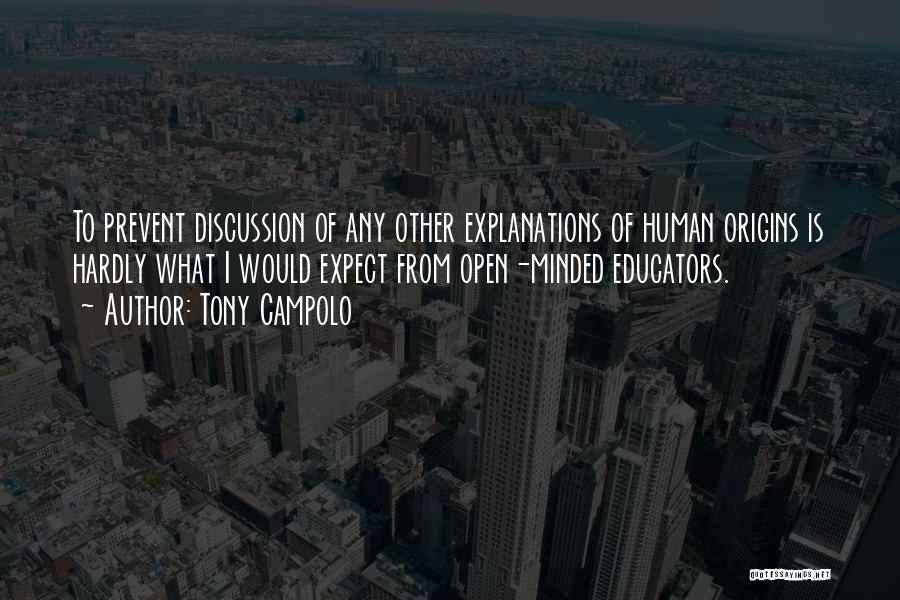 Educators Quotes By Tony Campolo