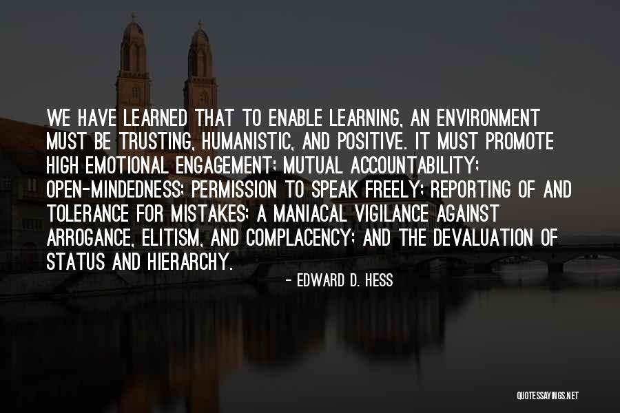 Edward D. Hess Quotes 688116