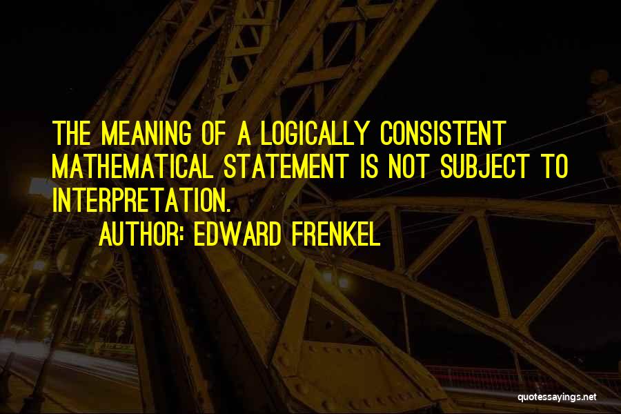 Edward Frenkel Quotes 95787