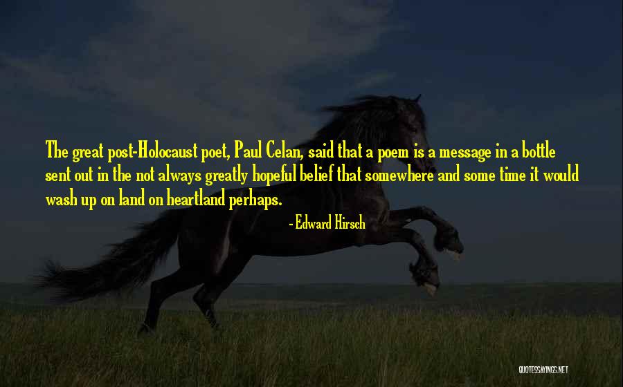 Edward Hirsch Quotes 924115