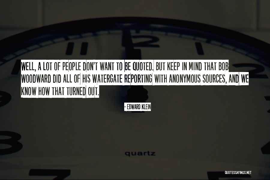 Edward Klein Quotes 1738754 Edward Klein Quotes 1738754