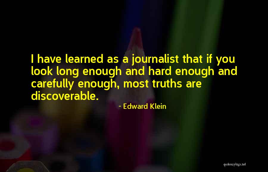 Edward Klein Quotes 74805