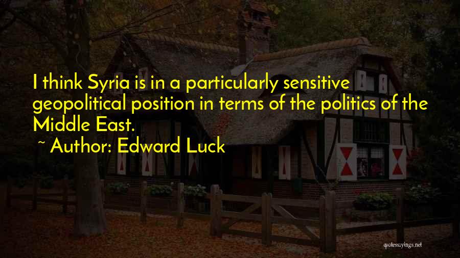 Edward Luck Quotes 284039