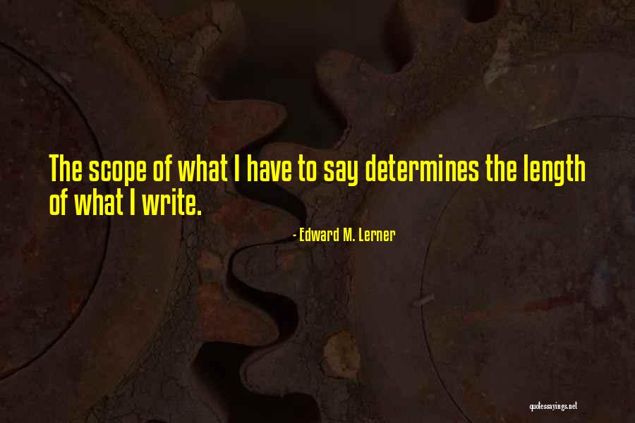 Edward M. Lerner Quotes 2045693