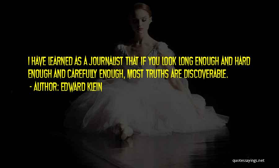 Edward Quotes By Edward Klein