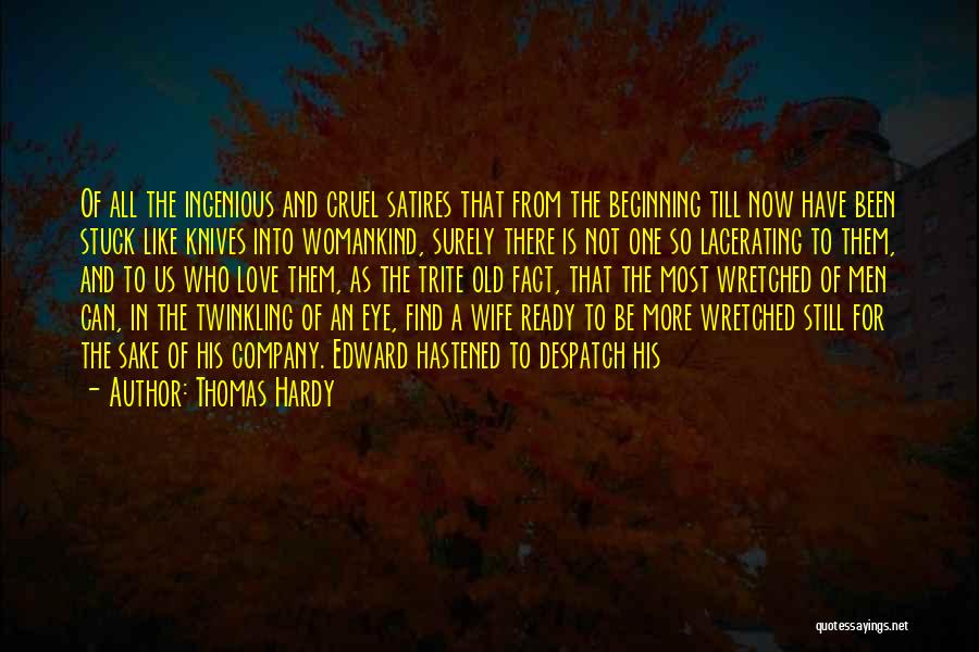 Edward Quotes By Thomas Hardy