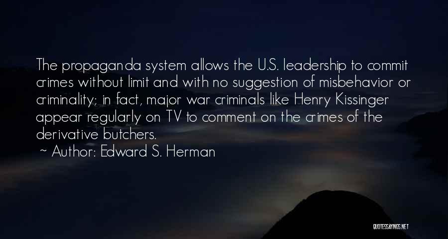 Edward S. Herman Quotes 2268015
