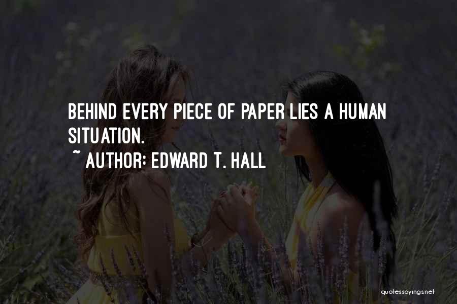 Edward T. Hall Quotes 1168405