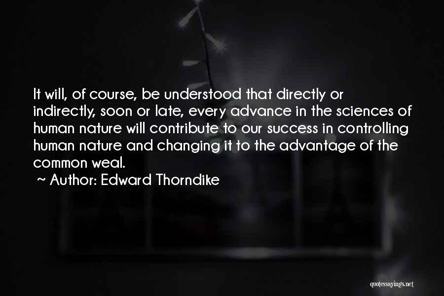 Edward Thorndike Quotes 340530