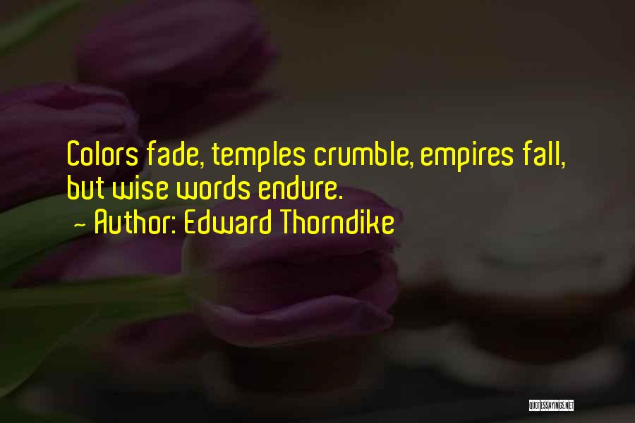 Edward Thorndike Quotes 618091