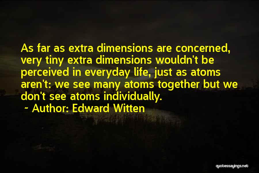 Edward Witten Quotes 965771