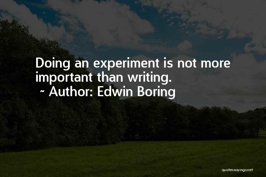 Edwin Boring Quotes 1944146