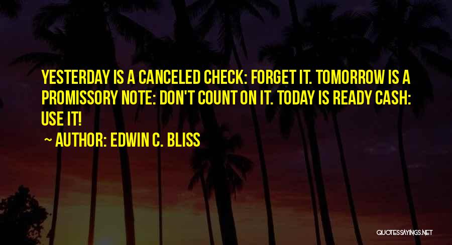 Edwin C. Bliss Quotes 1480377