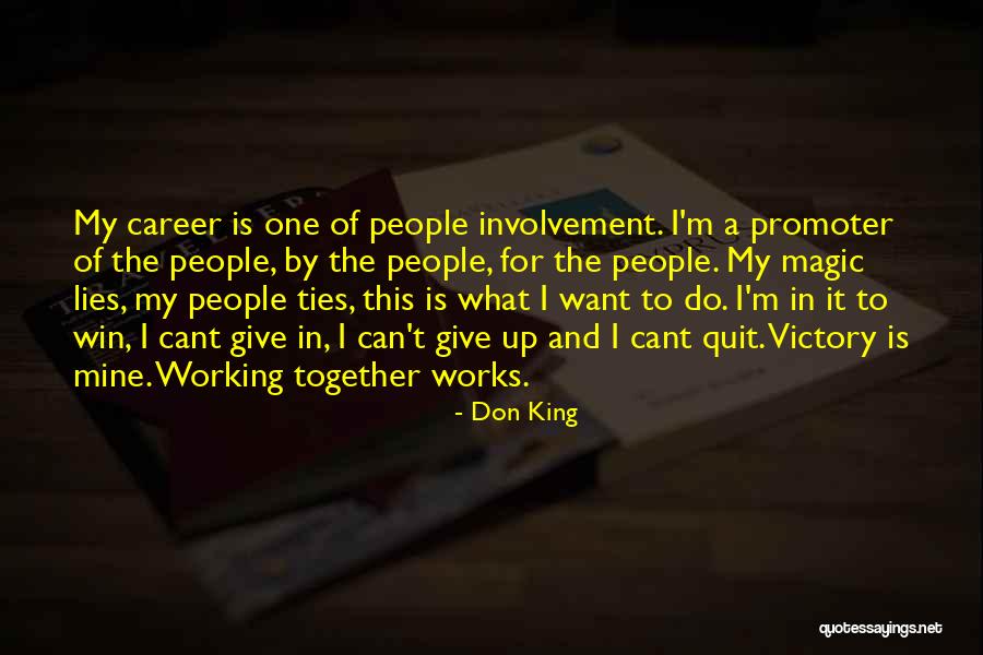Eerder Stoppen Quotes By Don King Eerder Stoppen Quotes By Don King