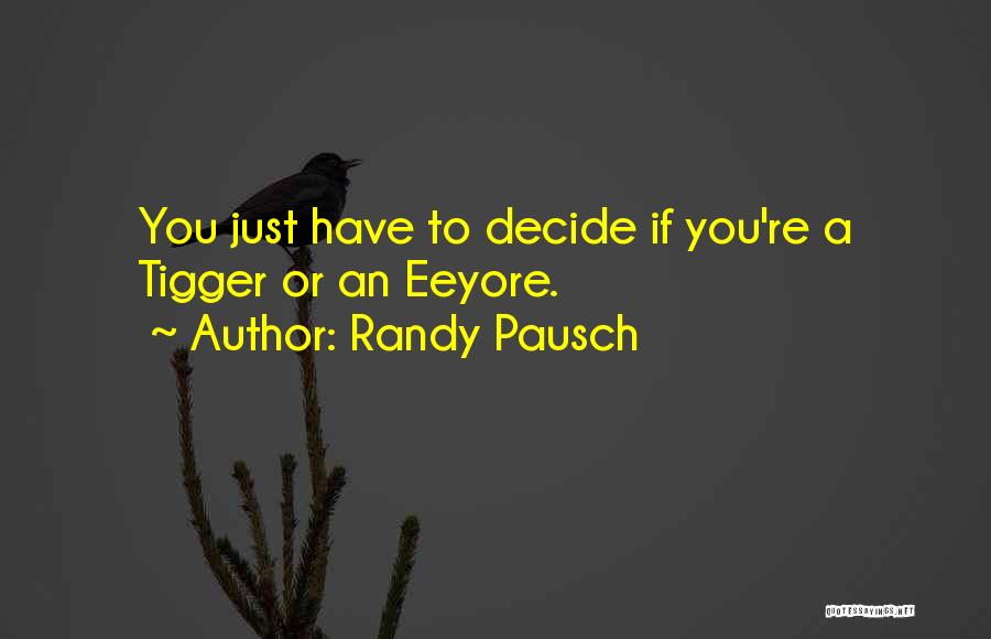 Eeyore Quotes By Randy Pausch