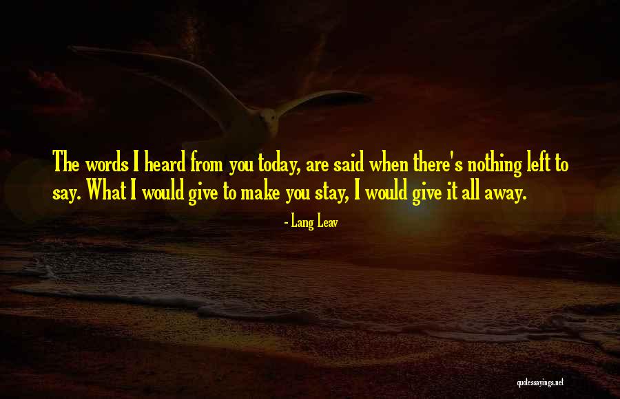 Efatigue Quotes By Lang Leav Efatigue Quotes By Lang Leav