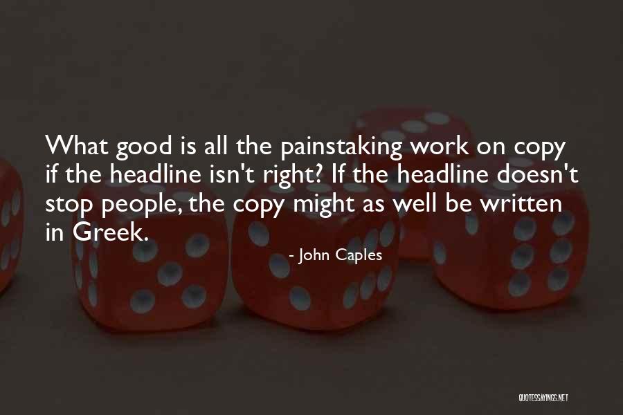 Effacement Of The Thecal Sac Quotes By John Caples Effacement Of The Thecal Sac Quotes By John Caples